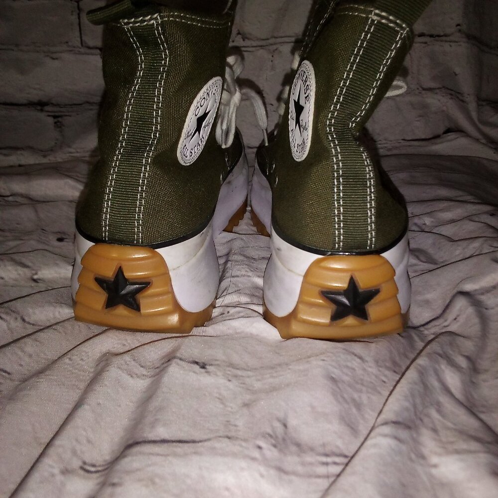 Converse Run Star Hike Platform Shoe Green - Picture 3 of 8